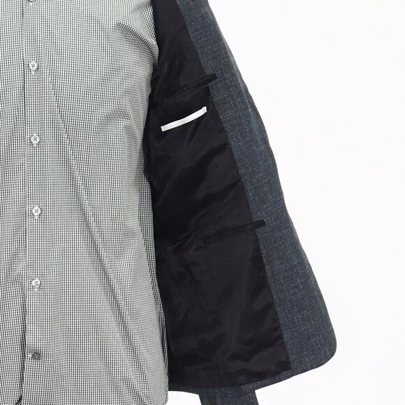 Stella McCartney 38R Blue Solid 3-Button Sport Coat Blazer Jacket T240 - Picture 10 of 11